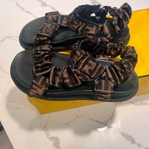 Worn once Fendi sandals. Brand new condition